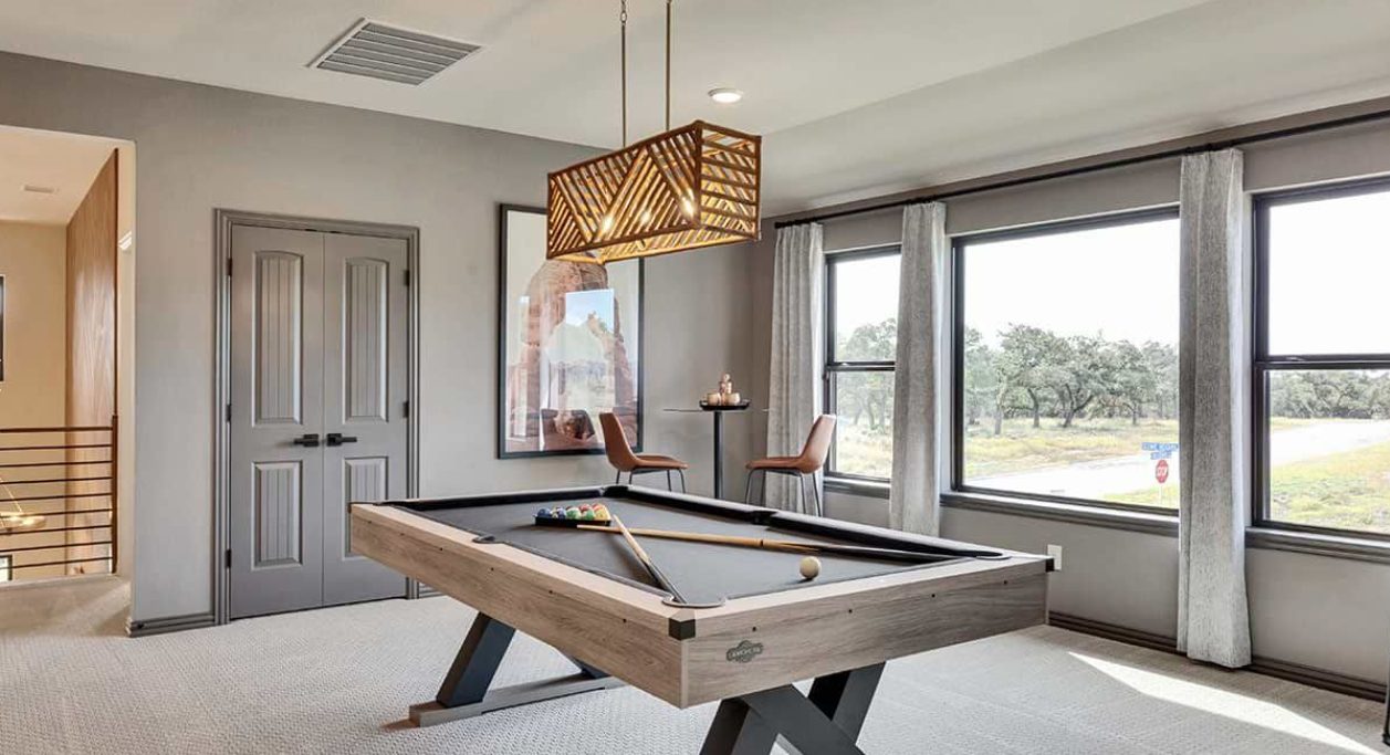 Model home game room