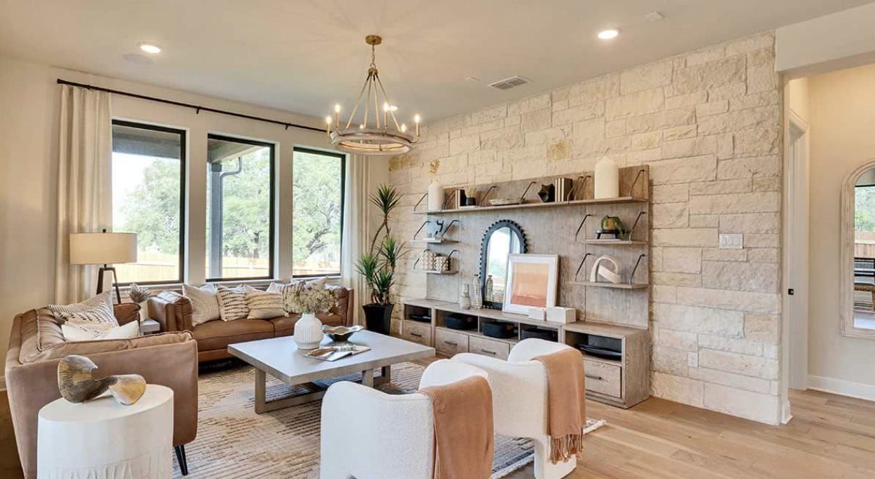 Model home kitchen